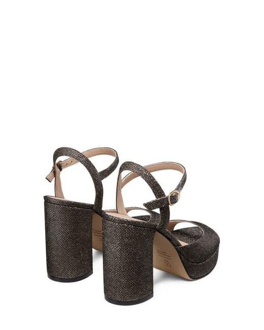 Stuart Weitzman Brown Dayna Ii Platform Sandal