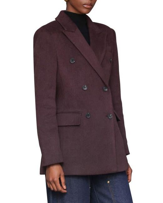 Avec Les Filles Purple Hourglass Blazer Coat