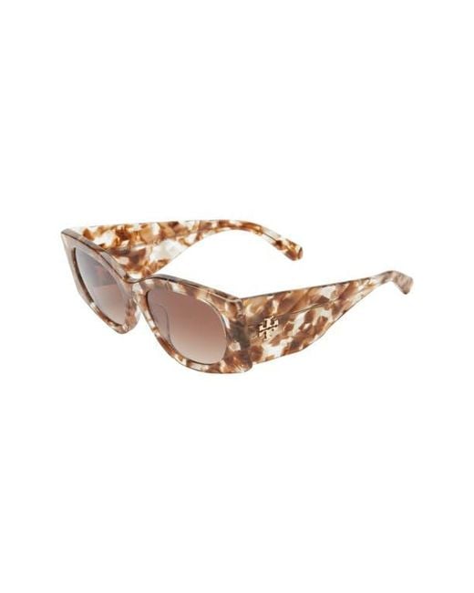 Tory Burch Brown Large Sunglasses