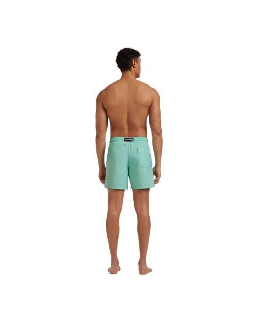 Vilebrequin Blue Solid Swim Trunks for men