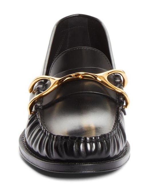 McQueen Black Wishbone Loafer for men