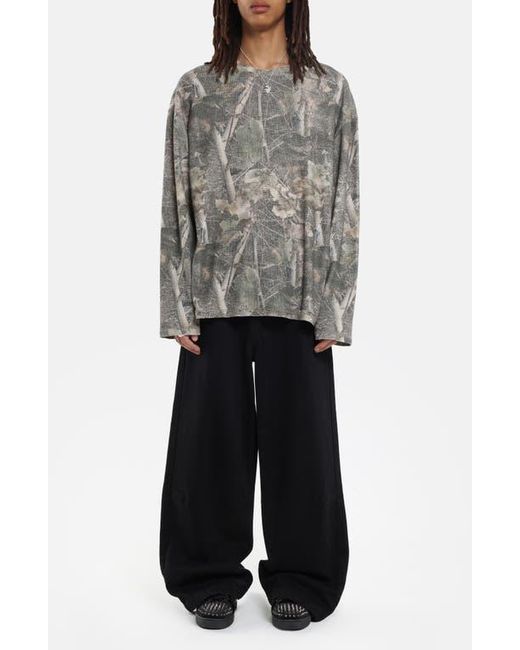 Jaded London Woodland Long Sleeve Waffle T-Shirt in Gray for Men 最終値下げ Jaded London Woodland Long Sleeve