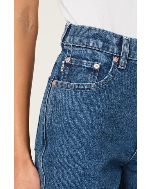 DL1961 Blue Demie High Waist Straight Leg Jeans