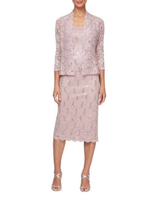 Sl Fashions Women's Pink Lace Dress & Jacket Two-Piece Set - www.rajagirimanappuram.com Sl Fashions Women's Pink Lace Dress & Jacket Two-Piece Set - www.rajagirimanappuram.com