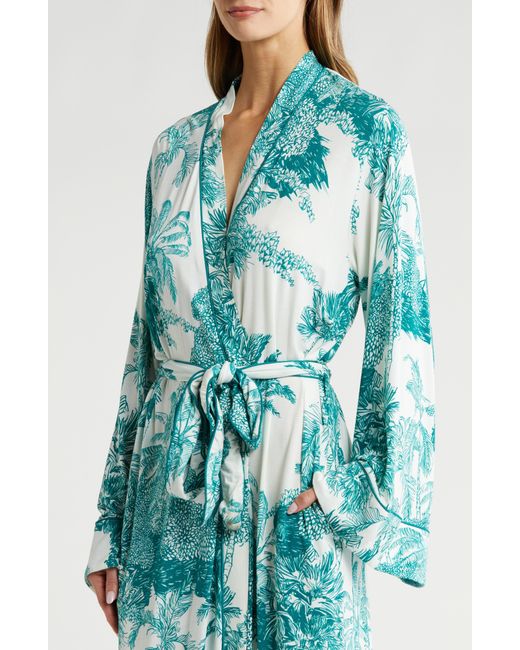 Kilo Brava Blue Print Maxi Robe
