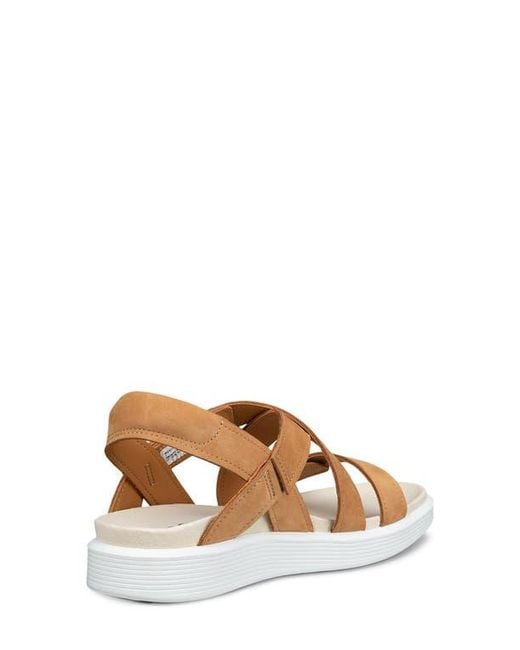 Ecco Natural Soft Cross Strap Sandal