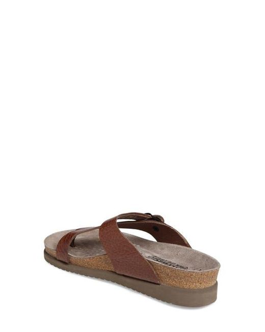 Mephisto Brown Helen Toe Loop Sandal