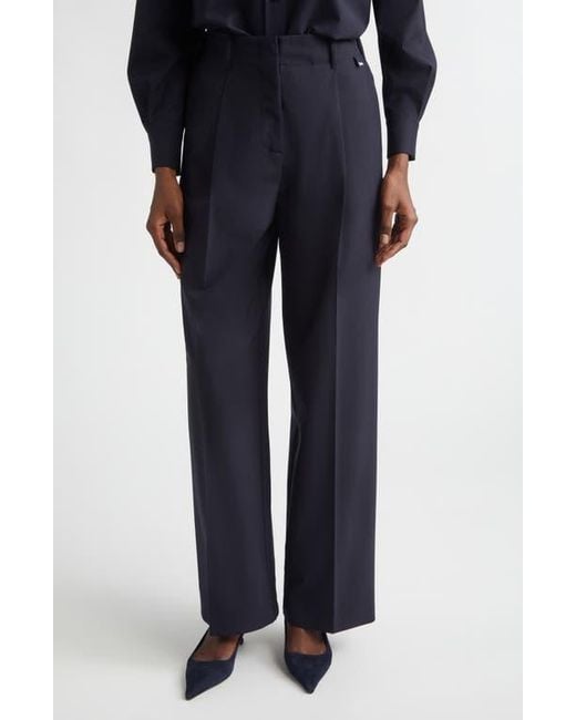 Herno Blue Lightweight Stretch Blend Pants