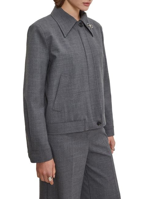Ottod'Ame Gray Jacket With Collar