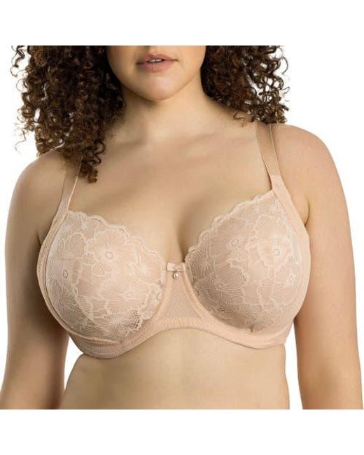 Parfait Natural Luxlacy Full Coverage Sweetheart Unlined Wire Bra