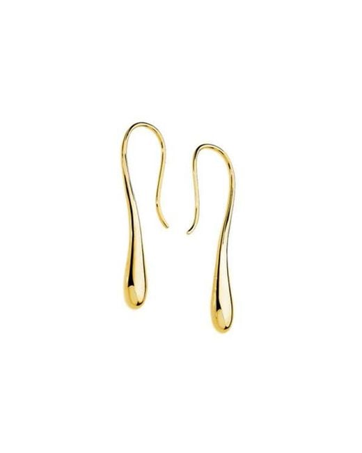 Lucy Quartermaine Metallic Solid Drop Earrings