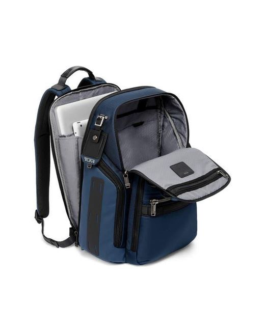 Tumi Blue Alpha Bravo Search Backpack for men