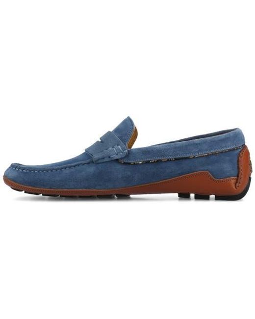 Taft Blue The Luke Driver Moc for men