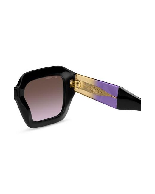 Etro Black 52Mm Gradient Rectangular Sunglasses