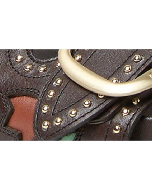 Loeffler Randall Brown Eve Studded Platform Sandal