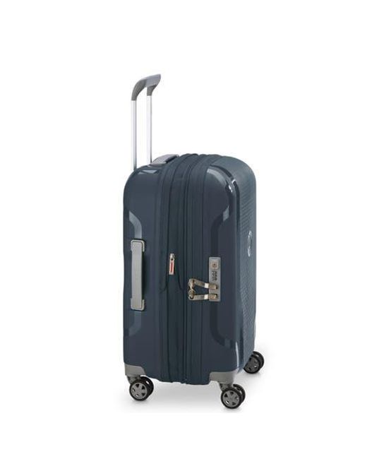 Delsey Paris Blue Clavel Hardside 2-Piece Set Small & Large Expandable Luggage With Spinner Wheels