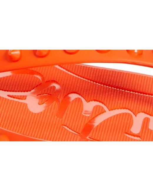 Christian Louboutin Orange Super Loubi Flip Flop