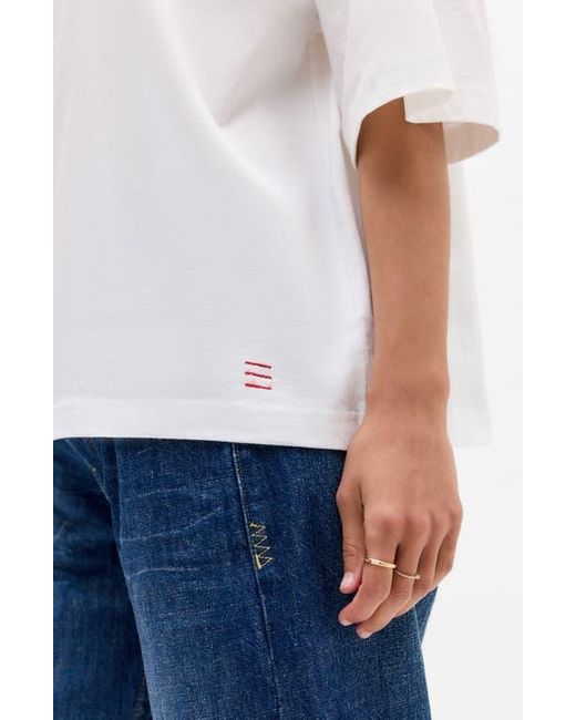 BDG White Relaxed Fit Cotton T-Shirt