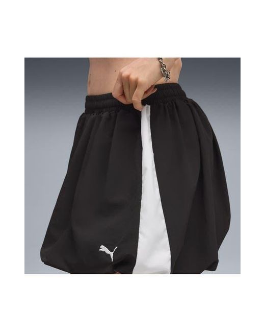 PUMA Black T7 Bubble Hem Skirt