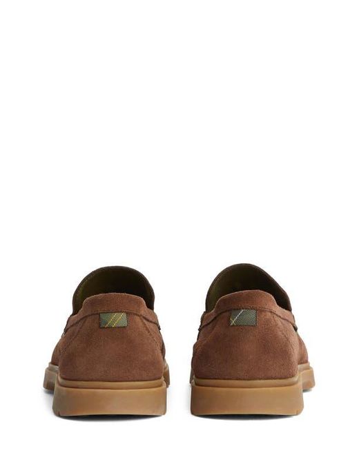 Barbour Brown Carty Moc Toe Loafer for men