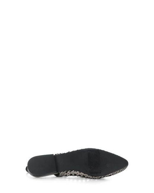 Bos. & Co. Black Willow Slingback Cap Toe Flat