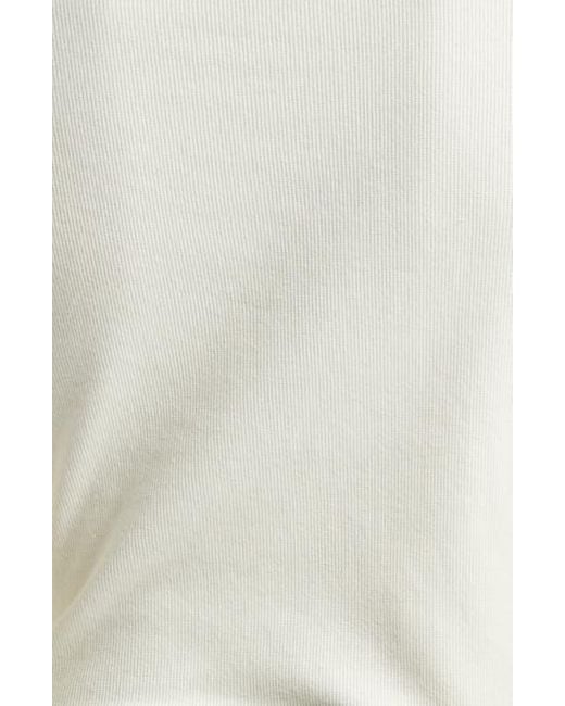 J.W. Anderson White Anchor Embroidered Long Sleeve Underpinning Top