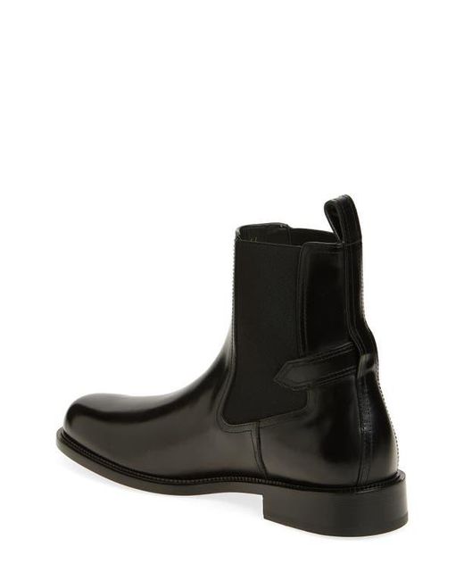 Versace Black Vlogo Chelsea Boot for men
