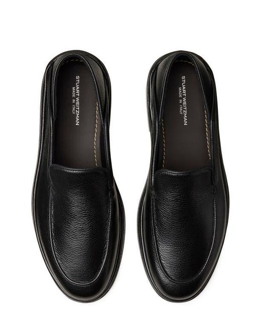 Stuart Weitzman Black Charley Loafer for men