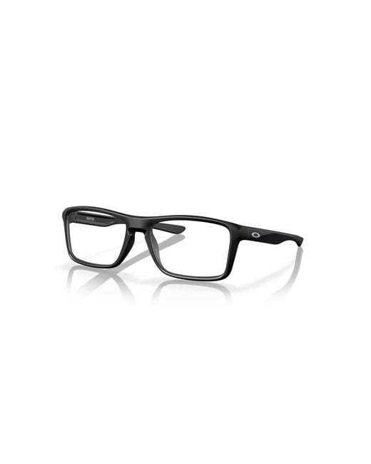 Oakley Black 55Mm Rectangle Optical Glasses for men