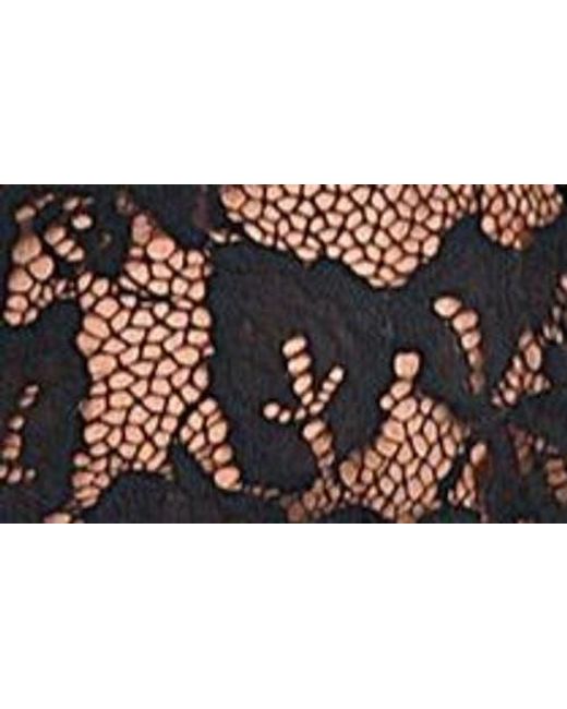 House Of Cb Black J'Adore Strapless Mixed Media Cocktail Minidress