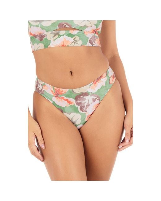 Hurley Multicolor Gingko Cloud Bikini Bottom