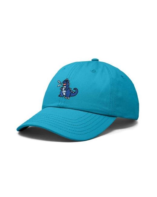 Alix Blue Big Lizard Cap for men