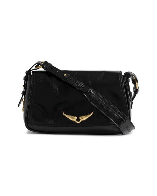 Zadig & Voltaire Black Le Zouzou Patent Leather Bag