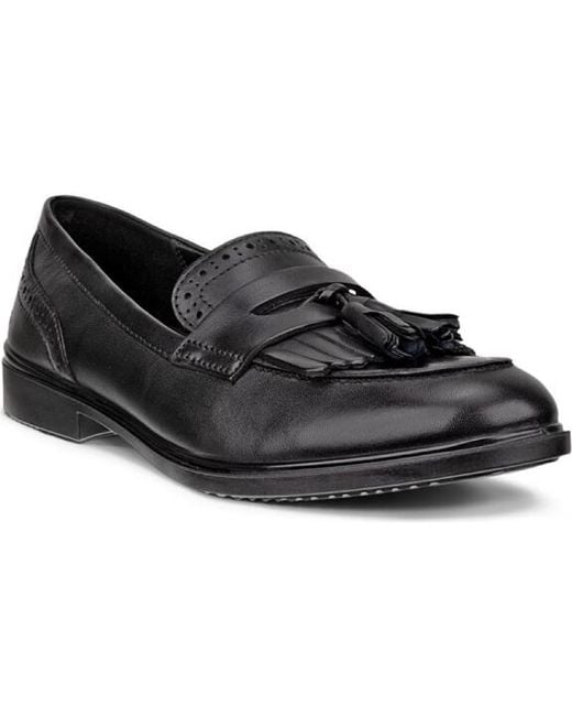 Ecco Black Classic 15 Tassel Loafer