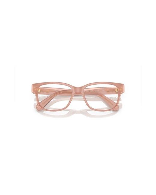 Swarovski Pink 54Mm Rectangle Optical Glasses