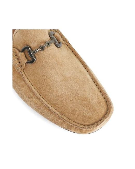 Dune Natural Brackon Bit Loafer for men