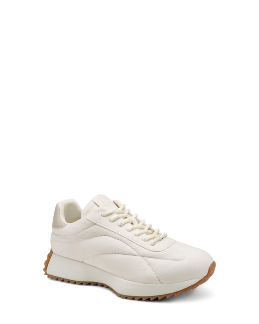 DKNY White Natanya Sneaker