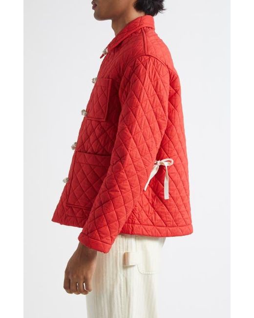 Bode Red Hobby Jacket for men
