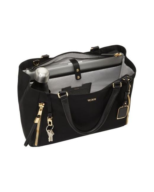 Tumi Black Medium Valetta Tote