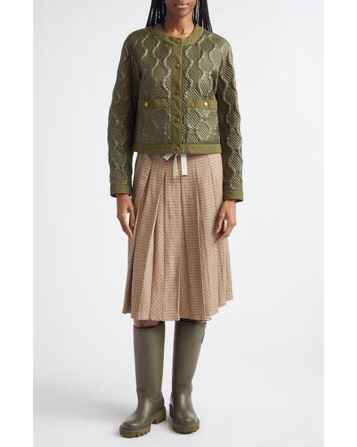 Moncler Natural Libellule Quilted Jacket