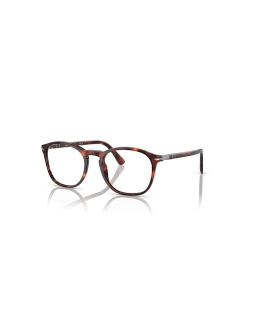 Persol Multicolor 52Mm Square Optical Glasses for men