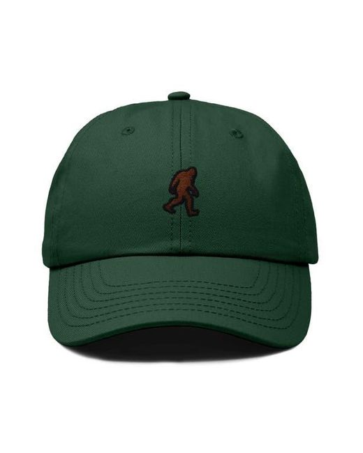 Alix Green Sasquatch Embroidered Dad Hat for men
