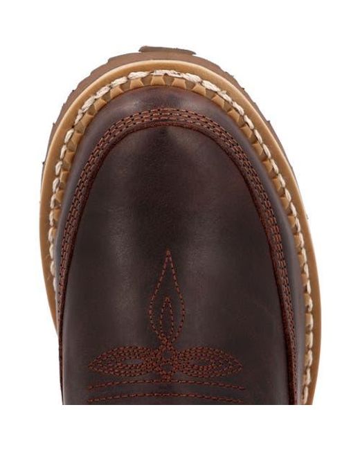 Georgia Boot Brown Romeo Work Shoe