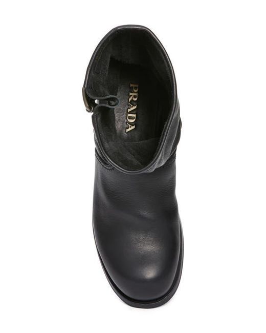 Prada Black Stivali Engineer Boot for men