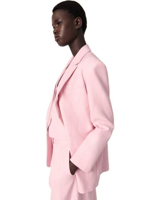 Maje Pink Suit Vest