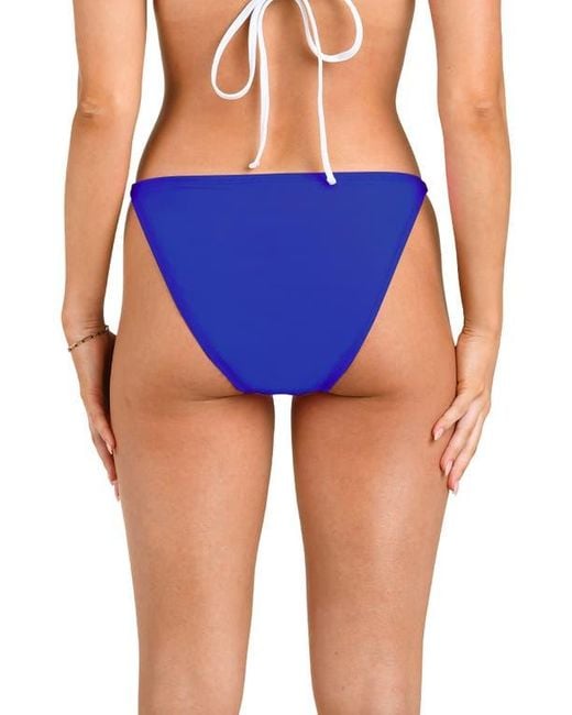 Citrus Blue Solids Bikini Bottoms