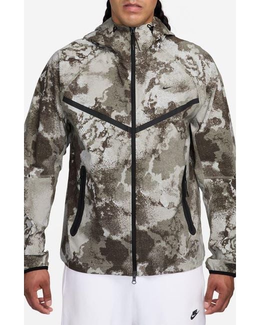 Nike Brown Dri-Fit Tech Windrunner Jacket for men