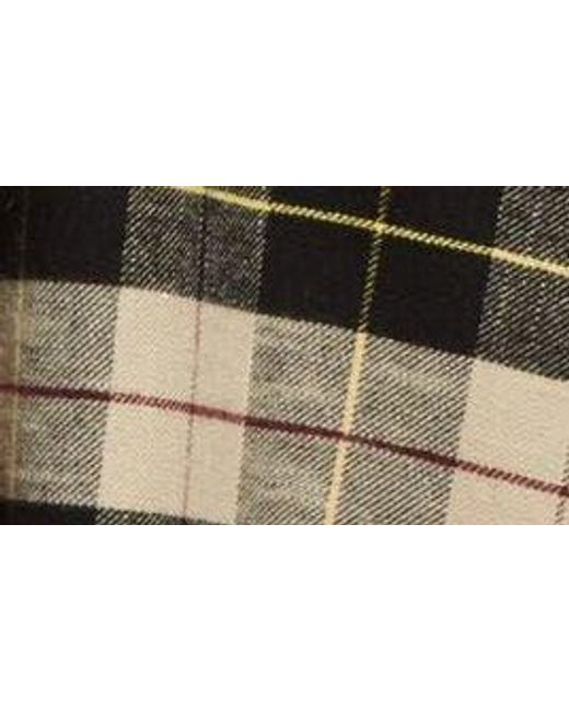 R13 Multicolor Grunge Plaid Raw Hem Cotton Flannel Slipdress