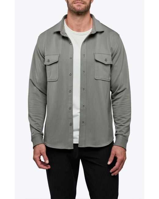 Cuts Gray Hyperloop Overshirt for men