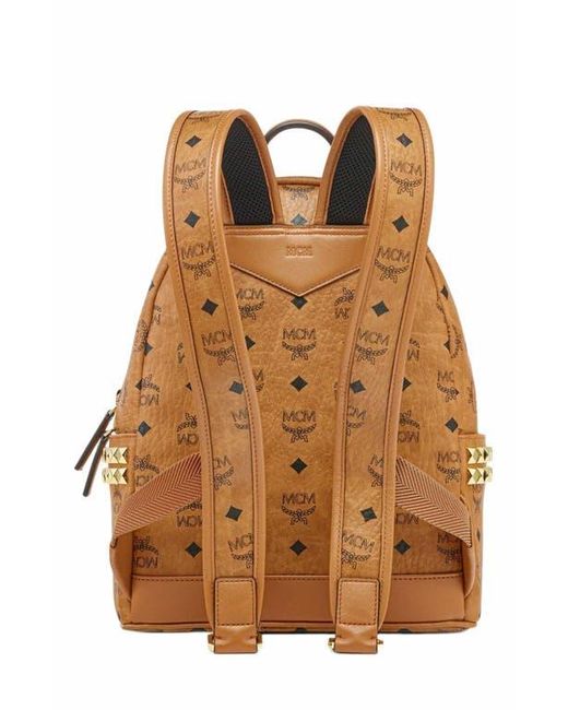 MCM Natural Stark Side Studs Backpack for men